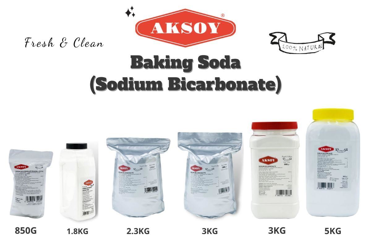 Aksoy Sodium Bicarbonate of Baking Soda| Bath Bomb | Cleaning | Baking | Vegan - Picture 41 of 97