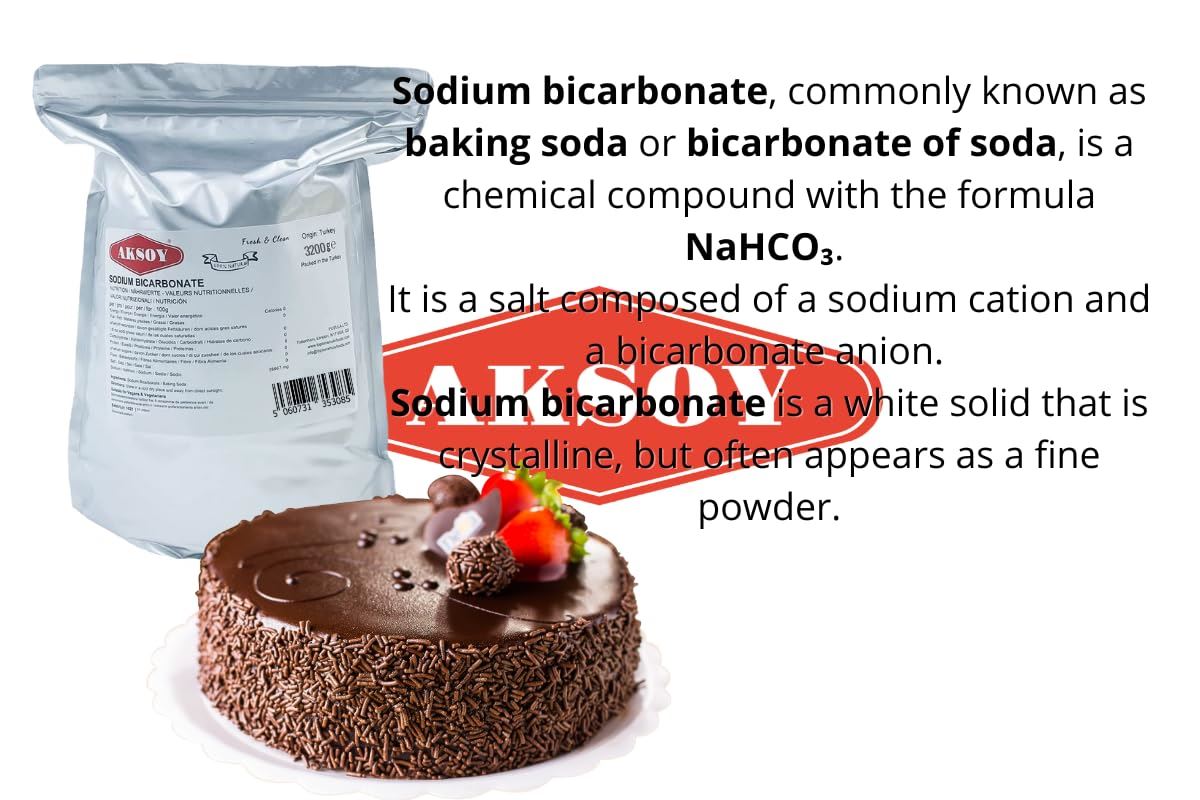 Aksoy Sodium Bicarbonate of Baking Soda| Bath Bomb | Cleaning | Baking | Vegan - Picture 65 of 97