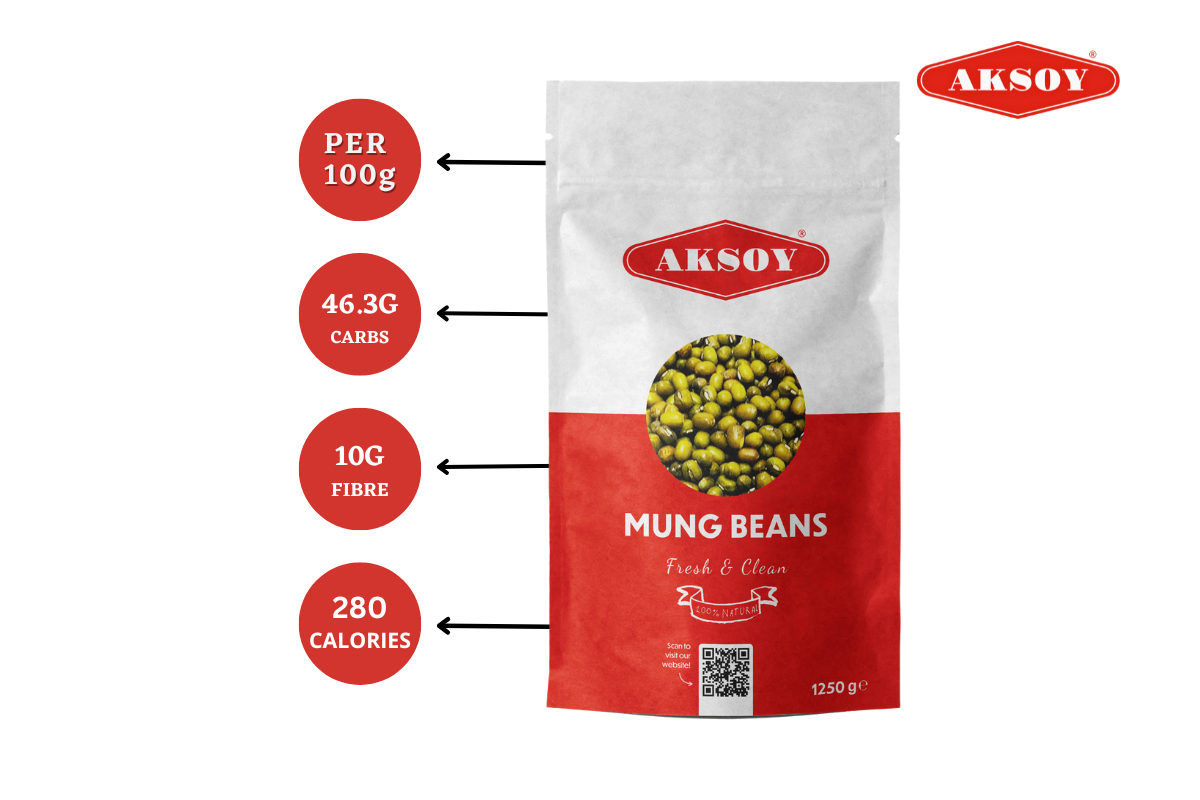 Aksoy Mung Beans - 1.25KG, 2.5KG, 5KG, 1.25KG - Produktbild 4
