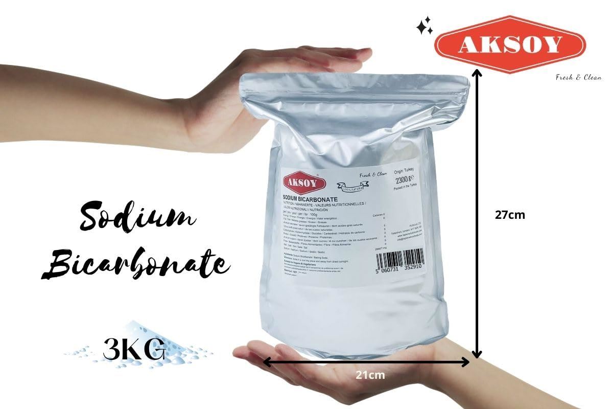 Aksoy Sodium Bicarbonate of Baking Soda| Bath Bomb | Cleaning | Baking | Vegan - Picture 36 of 97