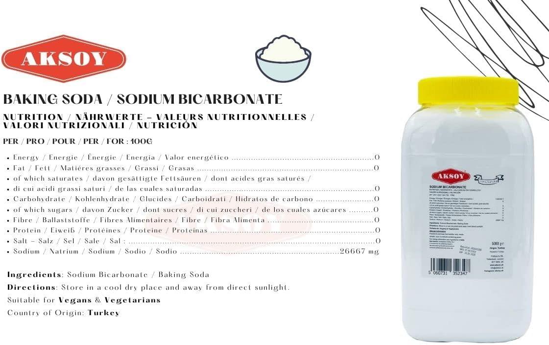 Aksoy Sodium Bicarbonate of Baking Soda| Bath Bomb | Cleaning | Baking | Vegan - Picture 81 of 97