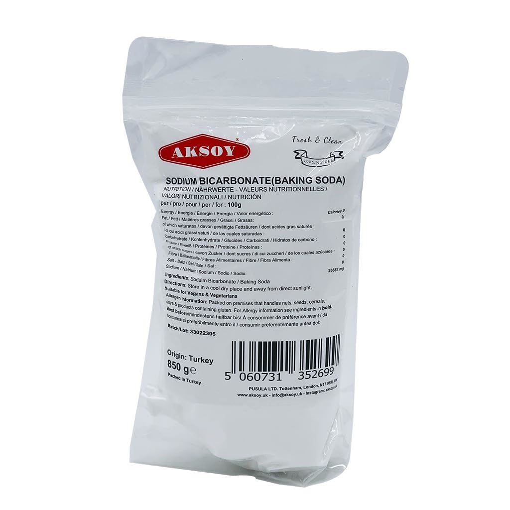 Aksoy Sodium Bicarbonate of Baking Soda| Bath Bomb | Cleaning | Baking | Vegan - Picture 7 of 97