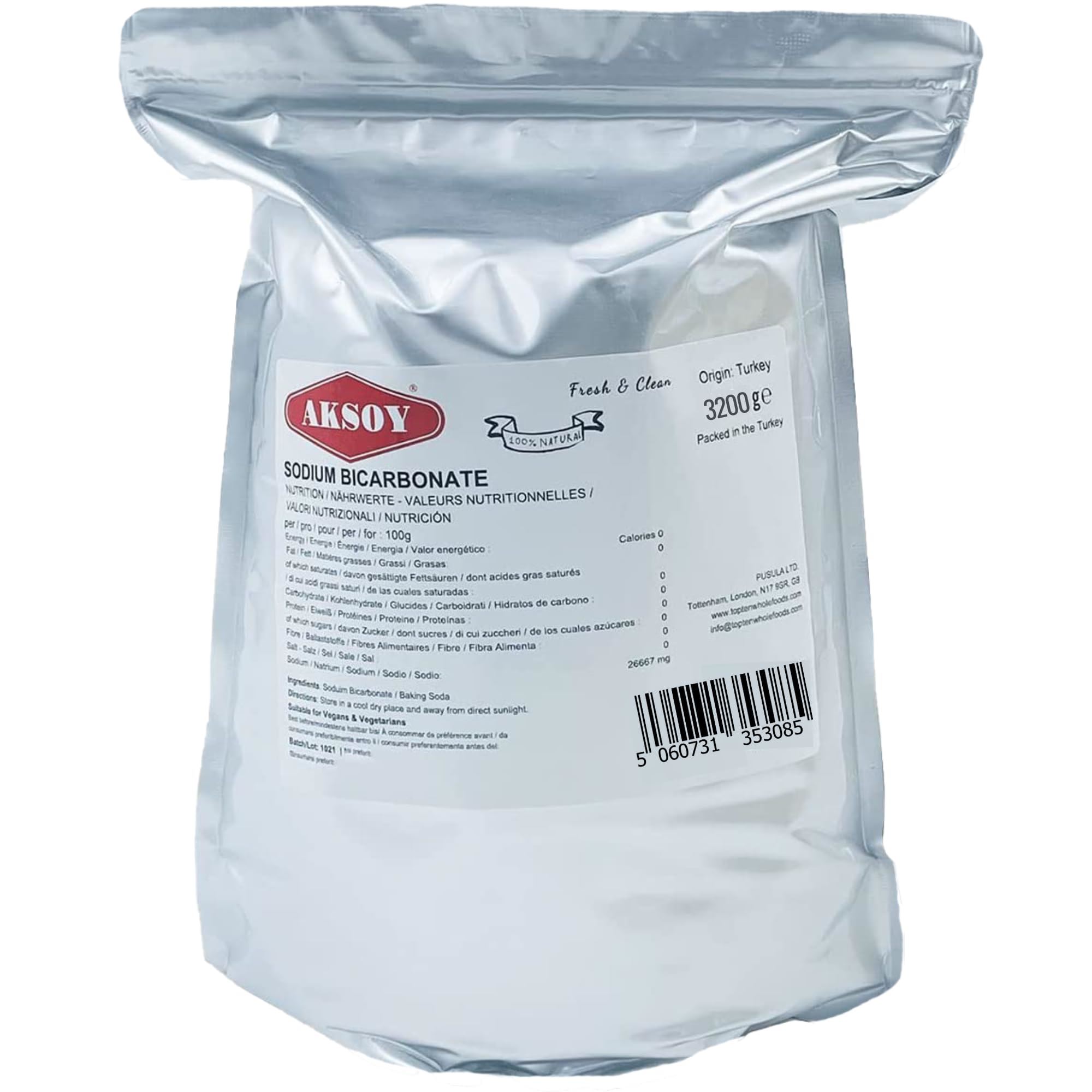 Aksoy Sodium Bicarbonate of Baking Soda| Bath Bomb | Cleaning | Baking | Vegan - Picture 59 of 97
