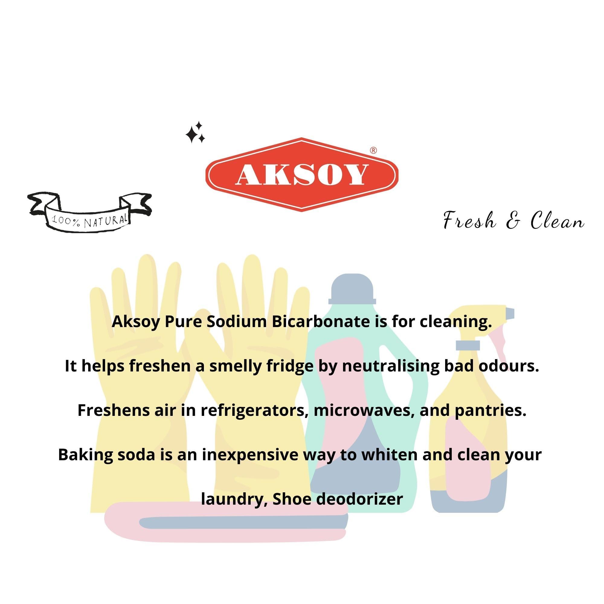 Aksoy Sodium Bicarbonate of Baking Soda| Bath Bomb | Cleaning | Baking | Vegan - Picture 26 of 97