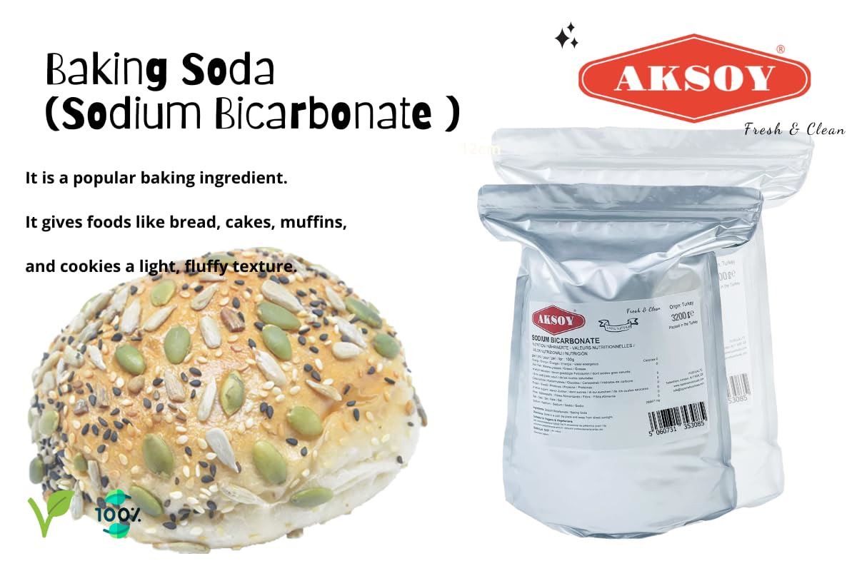 Aksoy Sodium Bicarbonate of Baking Soda| Bath Bomb | Cleaning | Baking | Vegan - Picture 61 of 97