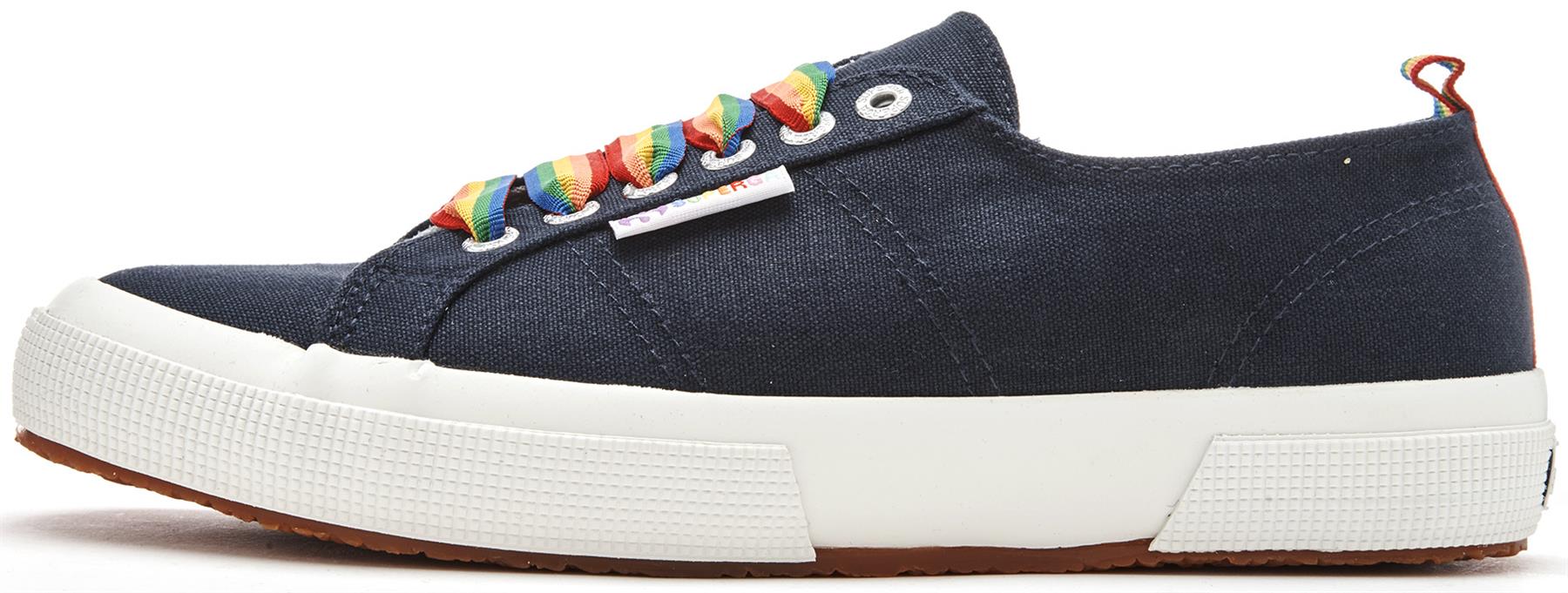 superga blu pois