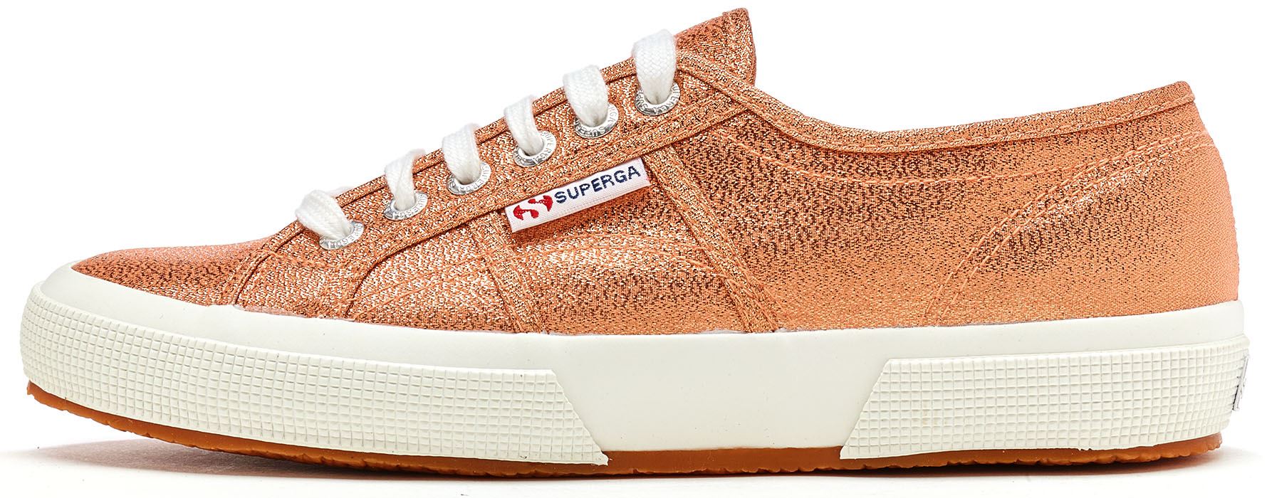 SUPERGA 2750 LAMEW Scarpe in paillettes rosa dorato rosa Argento SUPERGA 2750 LAMEW Scarpe in paillettes rosa dorato rosa Argento