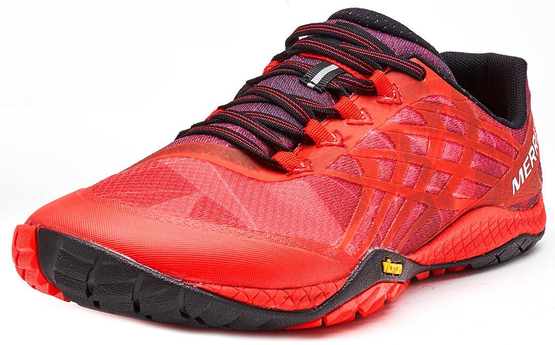 Merrell Trail Glove 4 Ausbilder in Nautical & Sport Blau Merrell Trail Crusher Trainers Mens Fired Red Sports Fitness