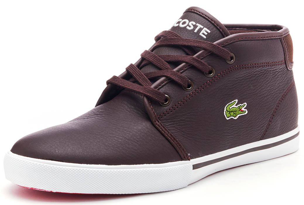lacoste black high tops
