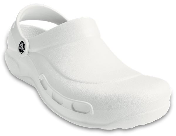 white medical crocs