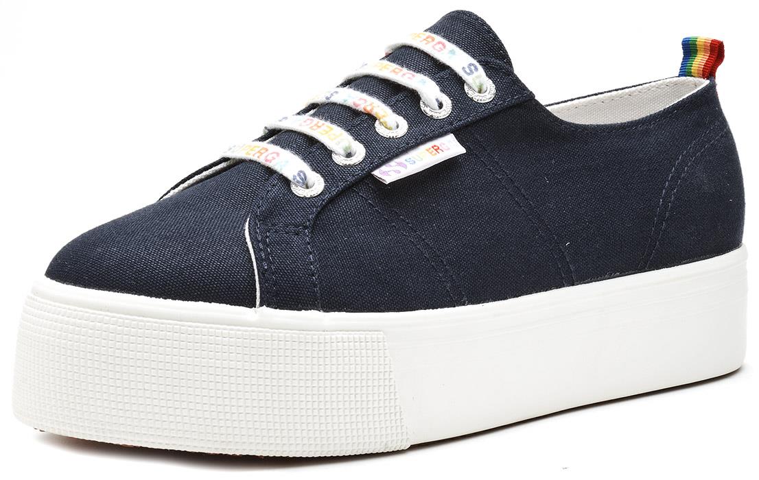 superga platform arcobaleno