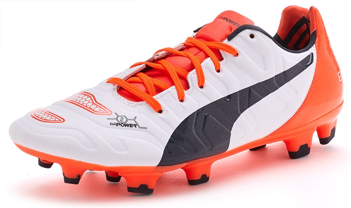 Evopower Puma 1,2 & 2.2 Scarpe Scarpini Da Calcio Gli Scarpini Scarpe Da Calcio In Nero - Bianco - Rosso E Arancione bdd780 Evopower Puma 1,2 & 2.2 Scarpe Scarpini Da Calcio Gli Scarpini Scarpe Da Calcio In Nero - Bianco - Rosso E Arancione bdd780