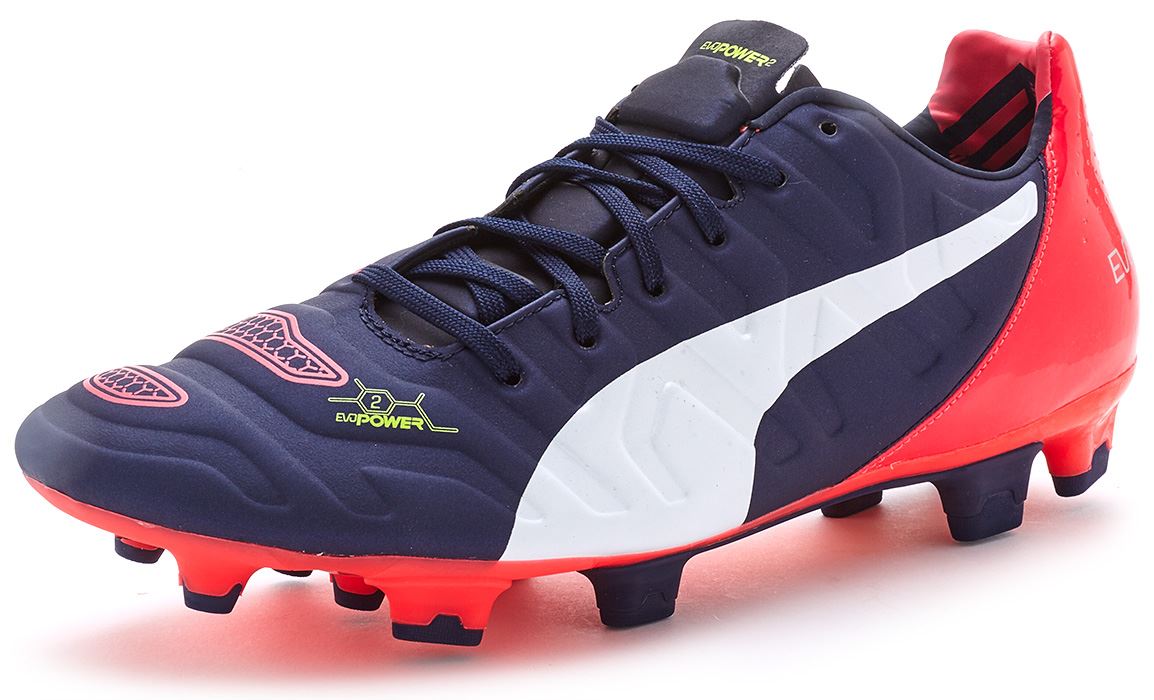 Evopower Puma 1,2 & 2.2 Scarpe Scarpini Da Calcio Gli Scarpini Scarpe Da Calcio In Nero - Bianco - Rosso E Arancione bdd780 Evopower Puma 1,2 & 2.2 Scarpe Scarpini Da Calcio Gli Scarpini Scarpe Da Calcio In Nero - Bianco - Rosso E Arancione bdd780
