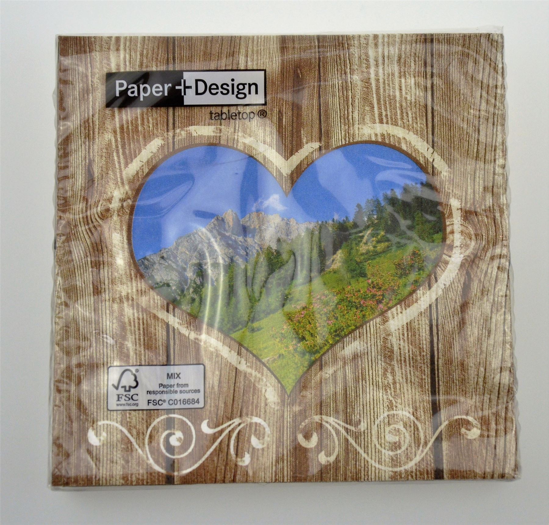 20 Pck Beautiful Vintage Decorative Paper Napkins Nature Floral Party