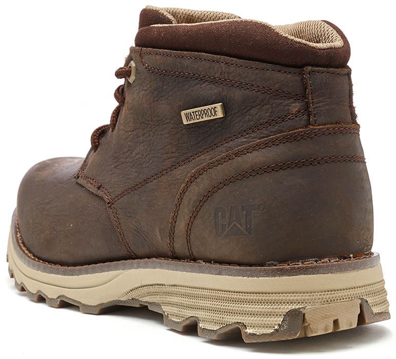 Caterpillar CAT Elude Waterproof Leather Boots in Black & Brown eBay