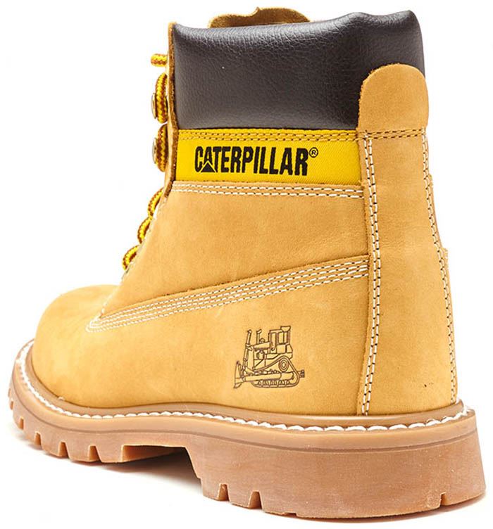 Caterpillar CAT Colorado & Quadrate Boots in Royal Brown & Honey Wheat