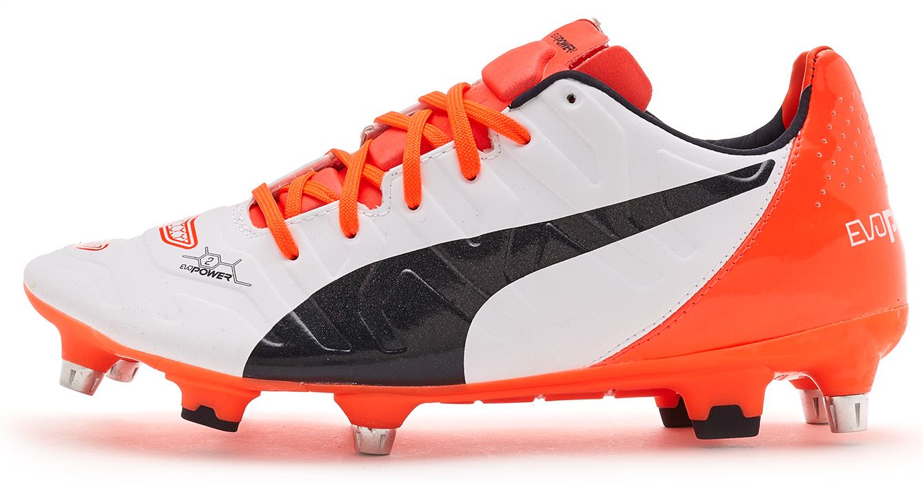 Evopower Puma 1,2 & 2.2 Scarpe Scarpini Da Calcio Gli Scarpini Scarpe Da Calcio In Nero - Bianco - Rosso E Arancione bdd780 Evopower Puma 1,2 & 2.2 Scarpe Scarpini Da Calcio Gli Scarpini Scarpe Da Calcio In Nero - Bianco - Rosso E Arancione bdd780