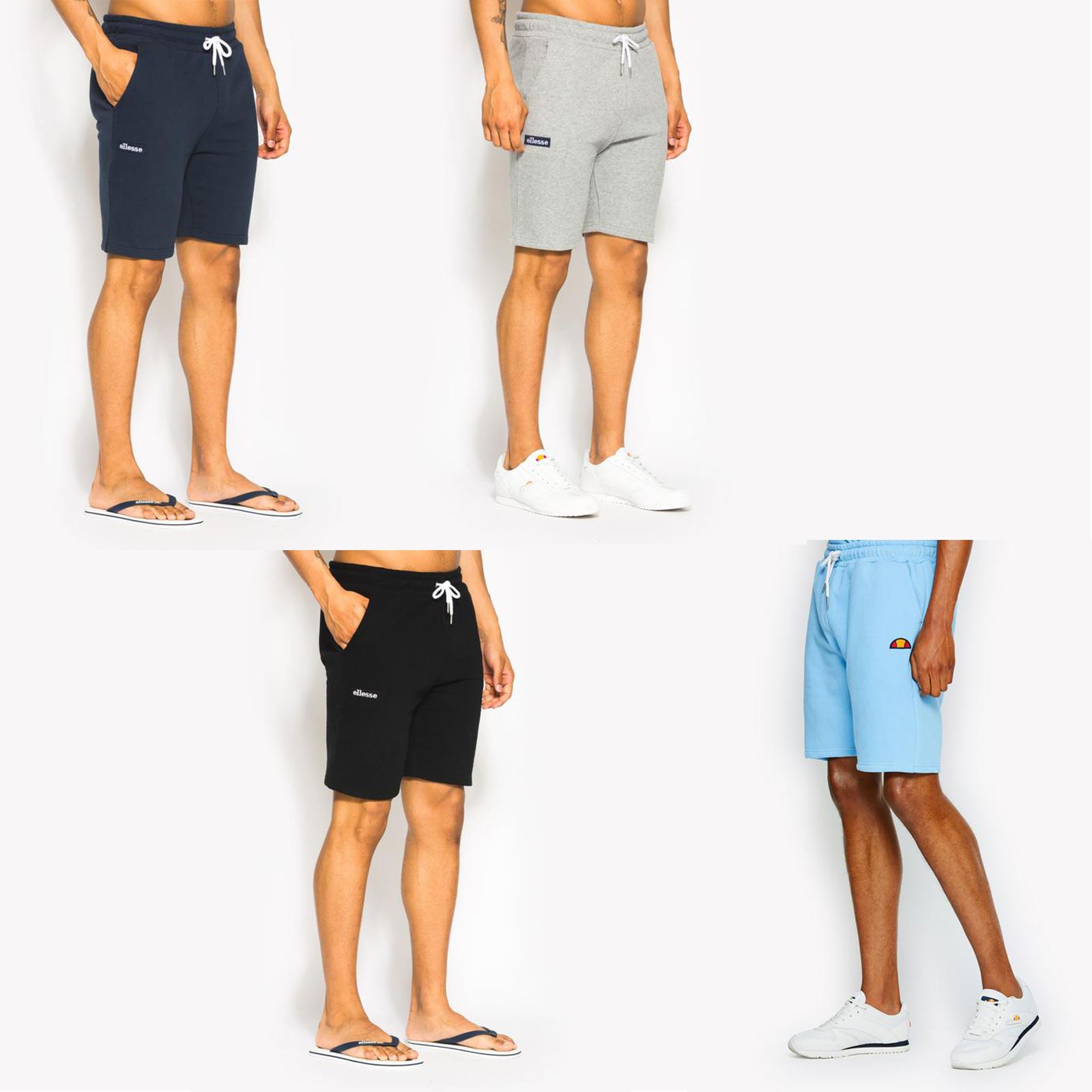 Mens Fleece Shorts ELLESSE Crawford ShortsLight Blue