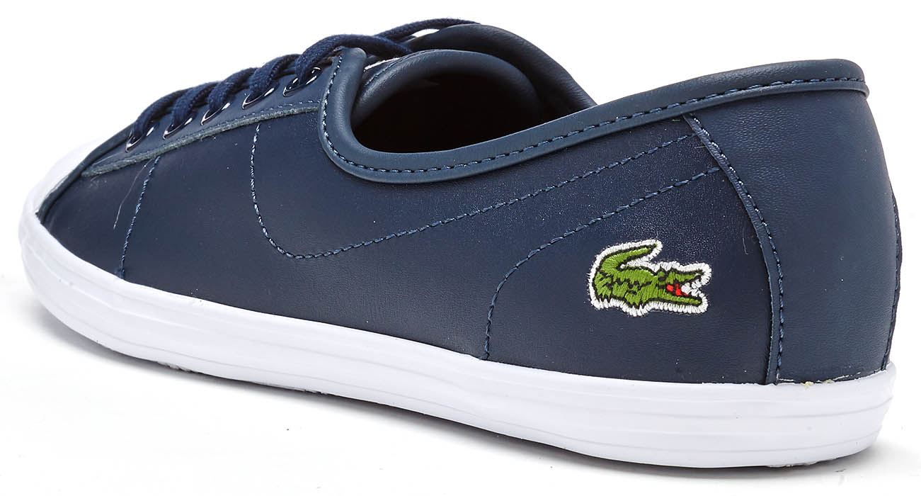 Lacoste Ziane Chunky Toile & Cuir Slip Slip Slip On Baskets en Noir, Bleu Marine & Blanc f276a9 Lacoste Ziane Chunky Toile & Cuir Slip Slip Slip On Baskets en Noir, Bleu Marine & Blanc f276a9