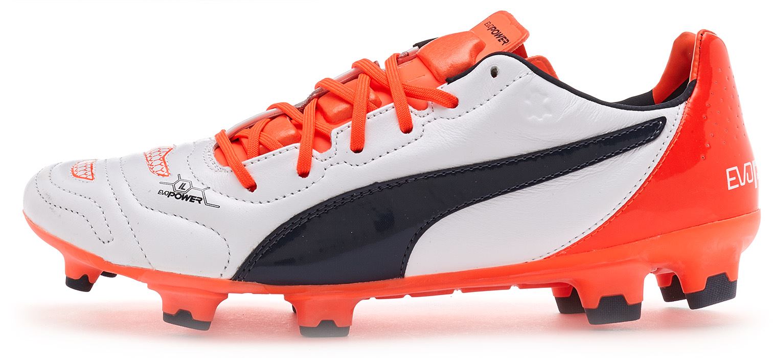 Evopower Puma 1,2 & 2.2 Scarpe Scarpini Da Calcio Gli Scarpini Scarpe Da Calcio In Nero - Bianco - Rosso E Arancione bdd780 Evopower Puma 1,2 & 2.2 Scarpe Scarpini Da Calcio Gli Scarpini Scarpe Da Calcio In Nero - Bianco - Rosso E Arancione bdd780