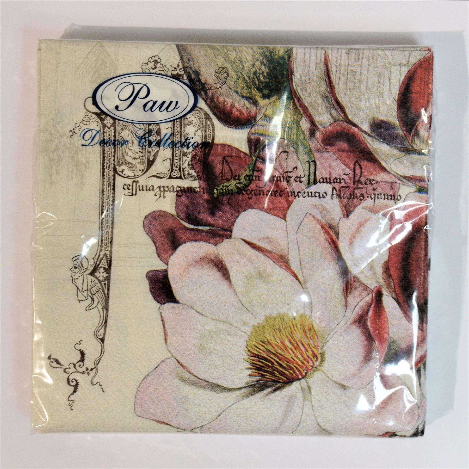 20 Pck Beautiful Vintage Decorative Paper Napkins Nature Floral Party