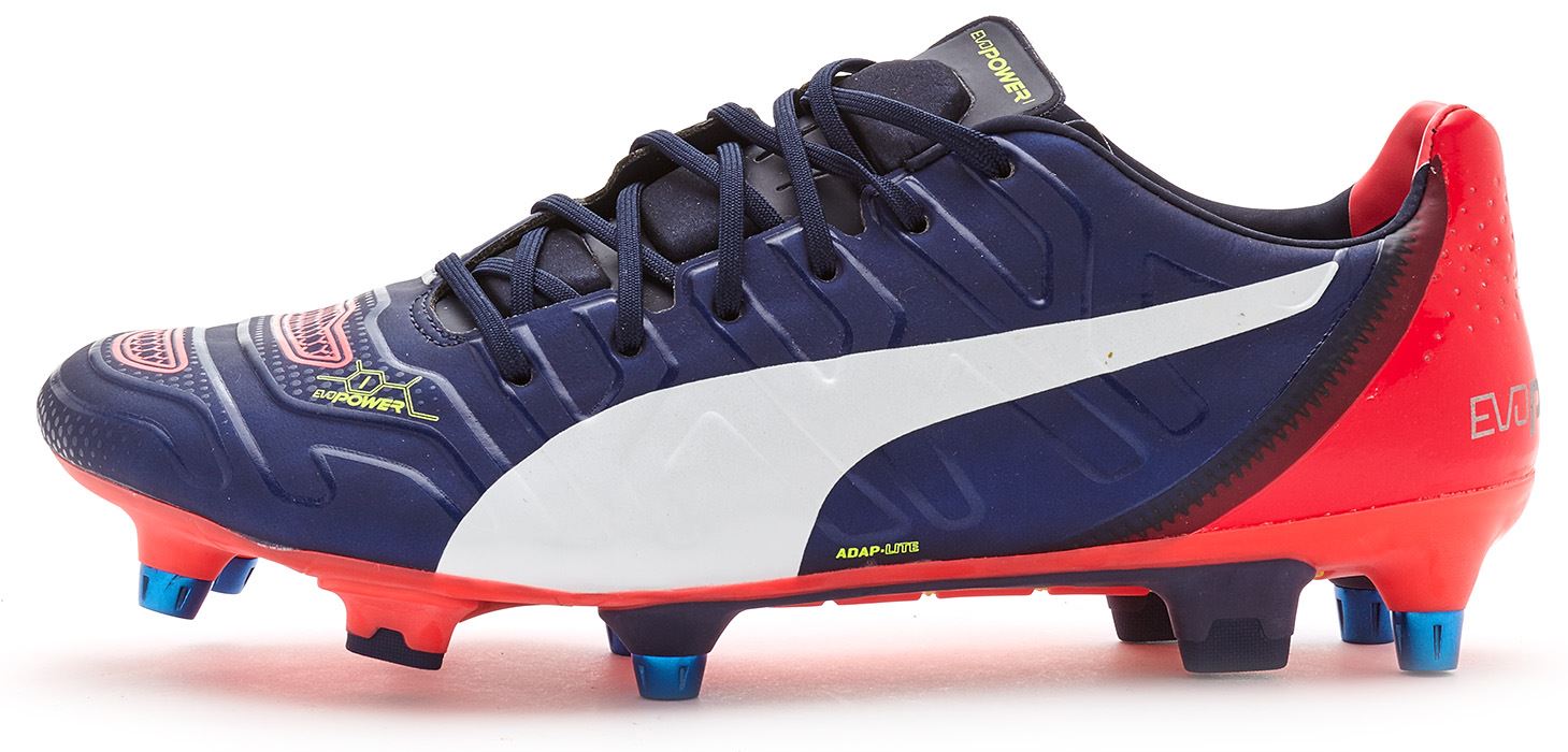 Evopower Puma 1,2 & 2.2 Scarpe Scarpini Da Calcio Gli Scarpini Scarpe Da Calcio In Nero - Bianco - Rosso E Arancione bdd780 Evopower Puma 1,2 & 2.2 Scarpe Scarpini Da Calcio Gli Scarpini Scarpe Da Calcio In Nero - Bianco - Rosso E Arancione bdd780