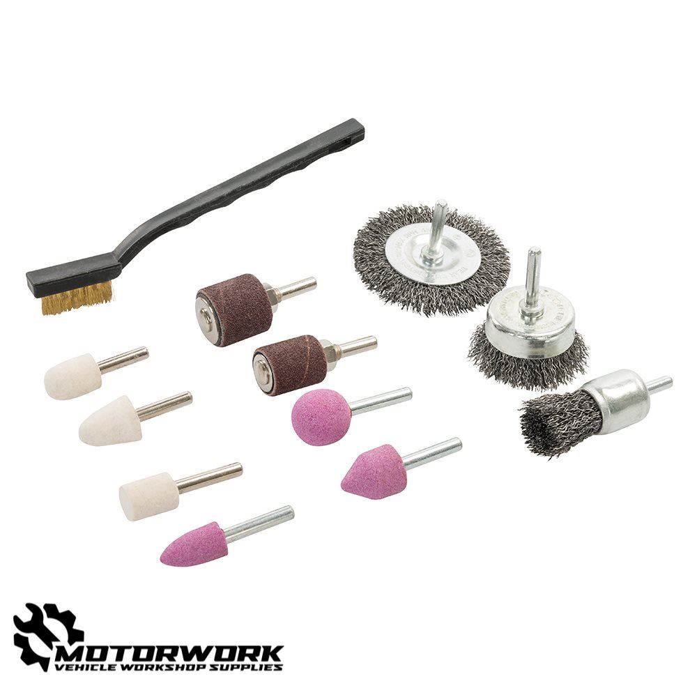 90.989 Toolpak 8 Piece Polishing Buffing Mop /& Wheel Drill Head Set