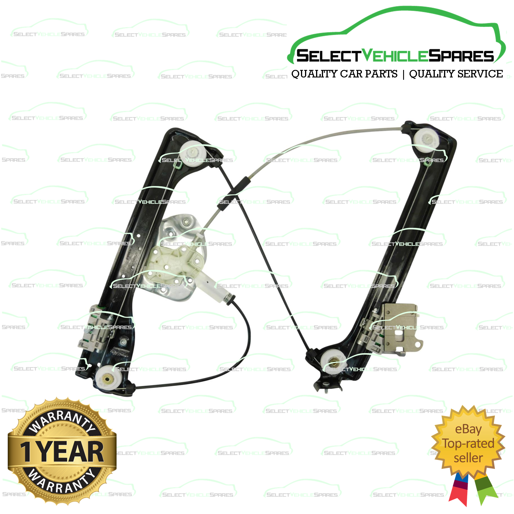 NEW BMW Z4 (E85/E86) FRONT PASSENGER SIDE ELECTRIC WINDOW REGULATOR 2002-2008 - Picture 1 of 7