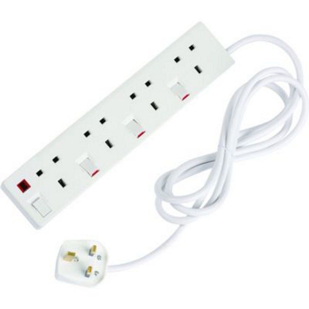 Wickes 2 4 6 8 Gang Extension Lead Regular /Surge Protected /Individual Switched eBay