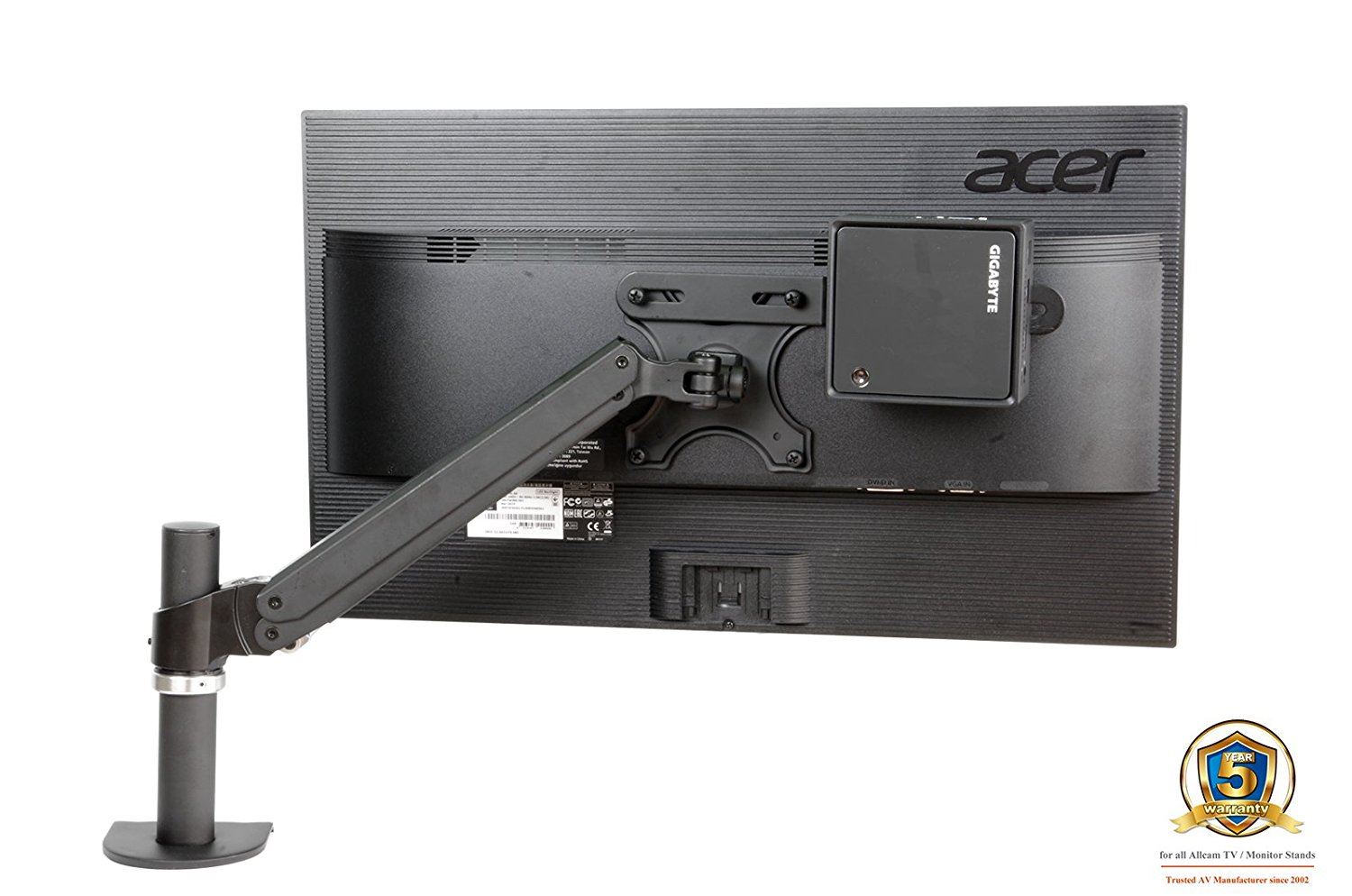 Allcam Professional NUC Mini CPU Holder Stand VESA Mount for Mini PC