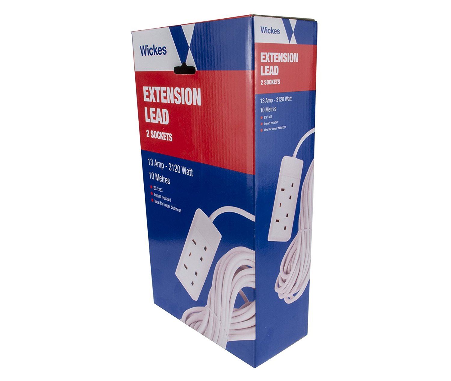 Wickes 2 4 6 8 Gang Extension Lead Regular /Surge Protected /Individual