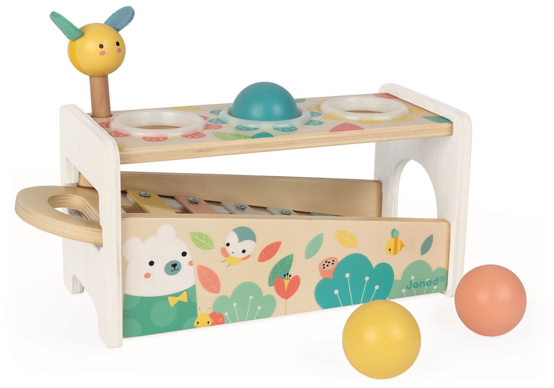 Janod PURE TAP TAP XYLOPHONE Wooden Toy eBay