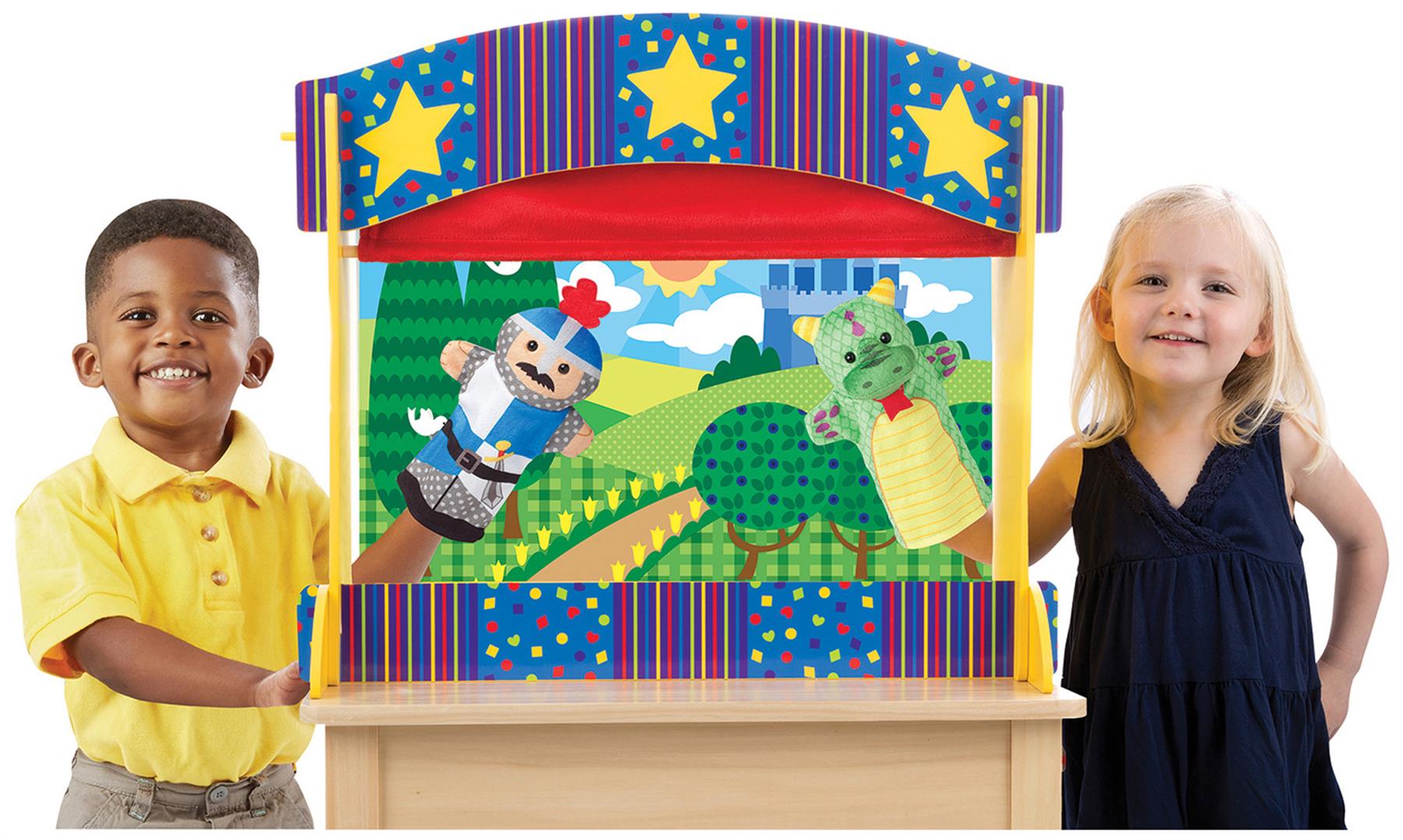 Melissa & Doug TABLETOP PUPPET THEATRE Children Pretend Play BNIP eBay