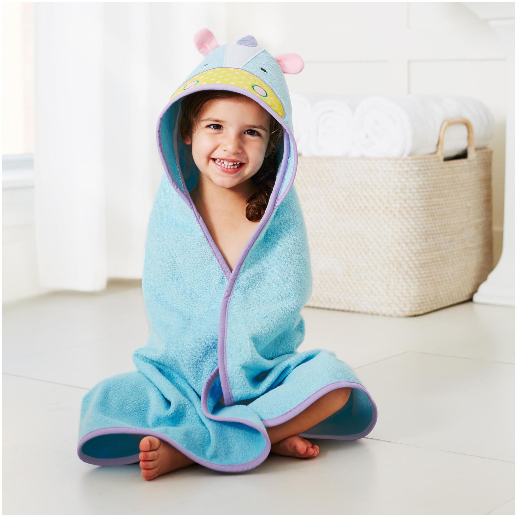 skip hop zoo hooded towel