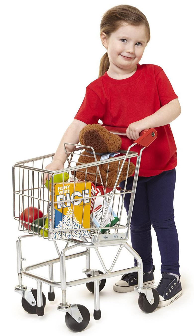 Melissa & Doug METAL SHOPPING TROLLEY/CART