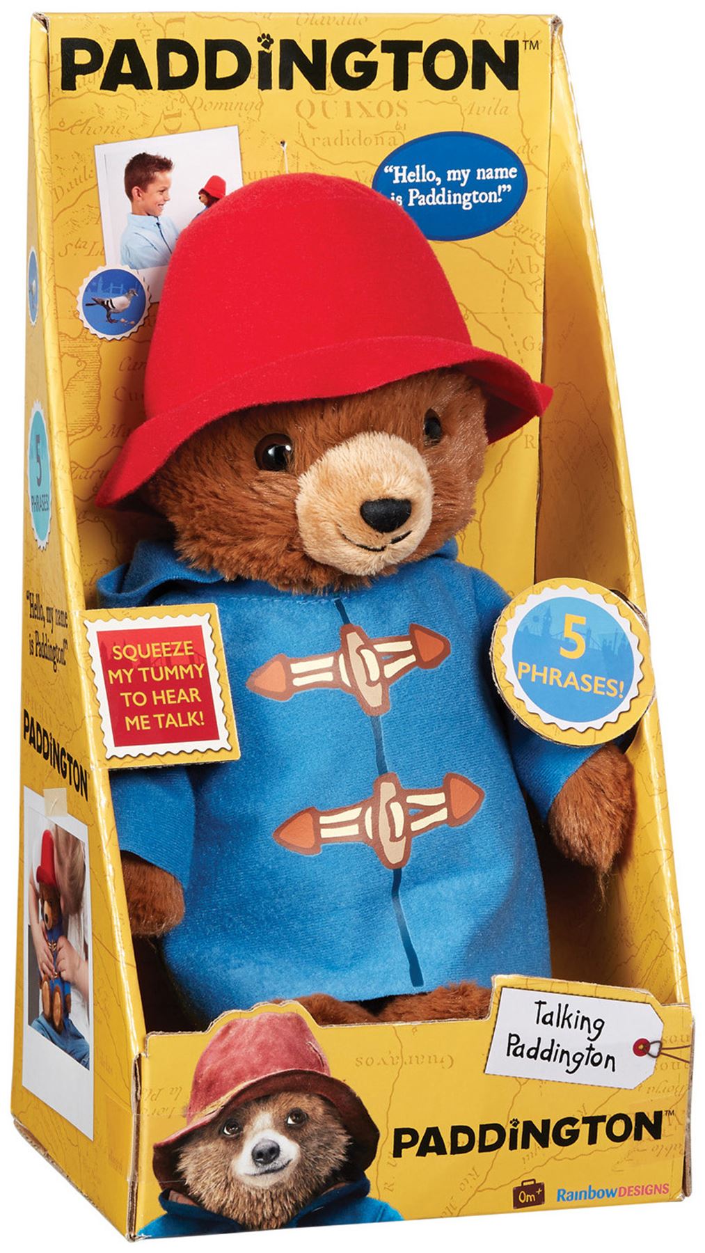 Rainbow Designs PADDINGTON BEAR MOVIE TALKING SOFT TOY Baby Soft Toys