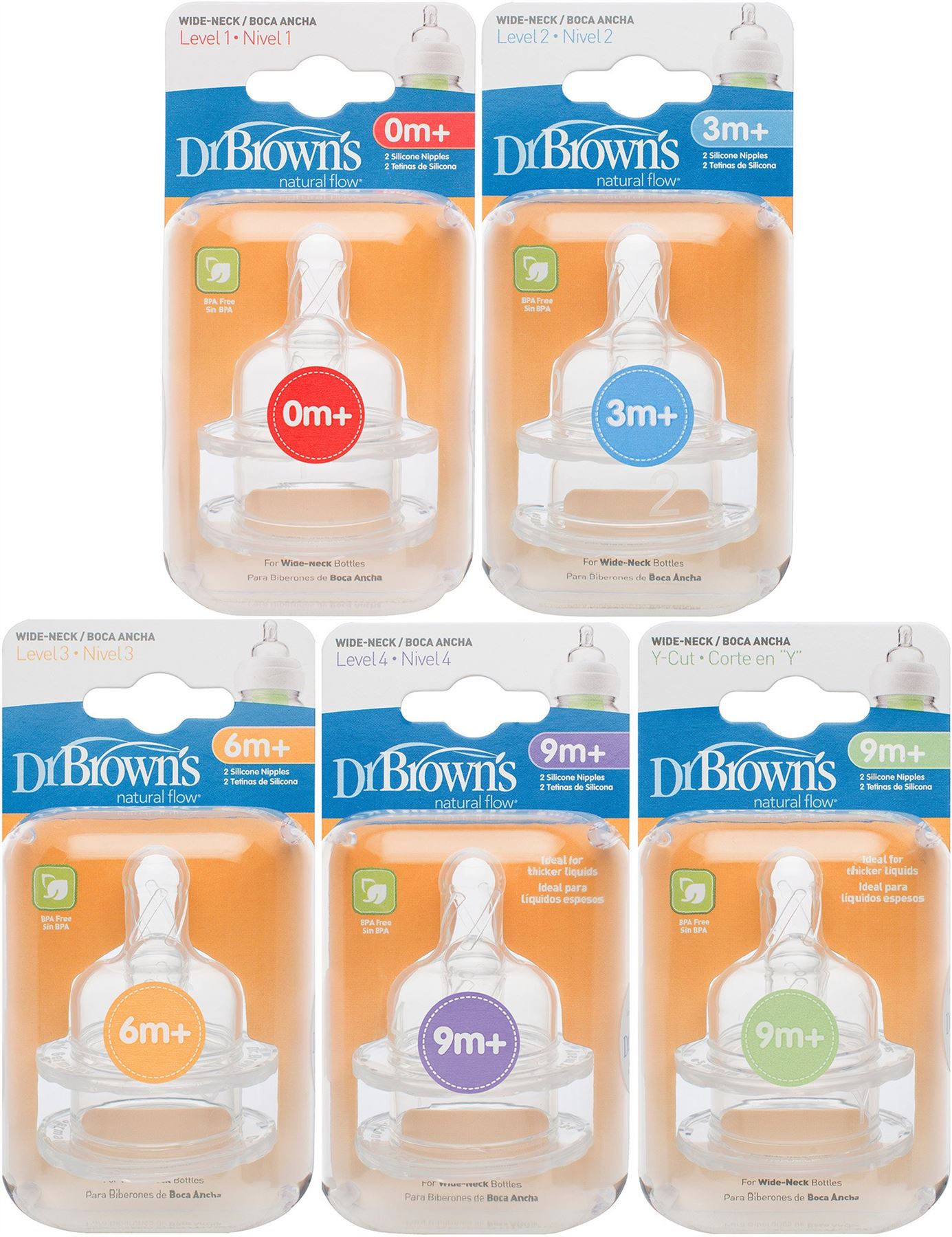 Level 2 Dr Brown/'s Options Teats