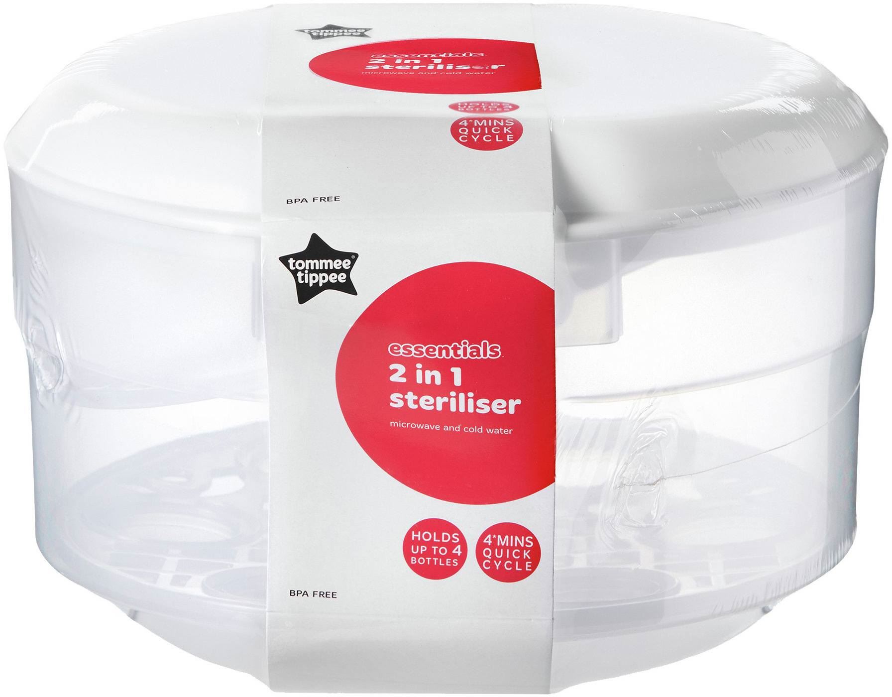 tommee tippee steriliser water level