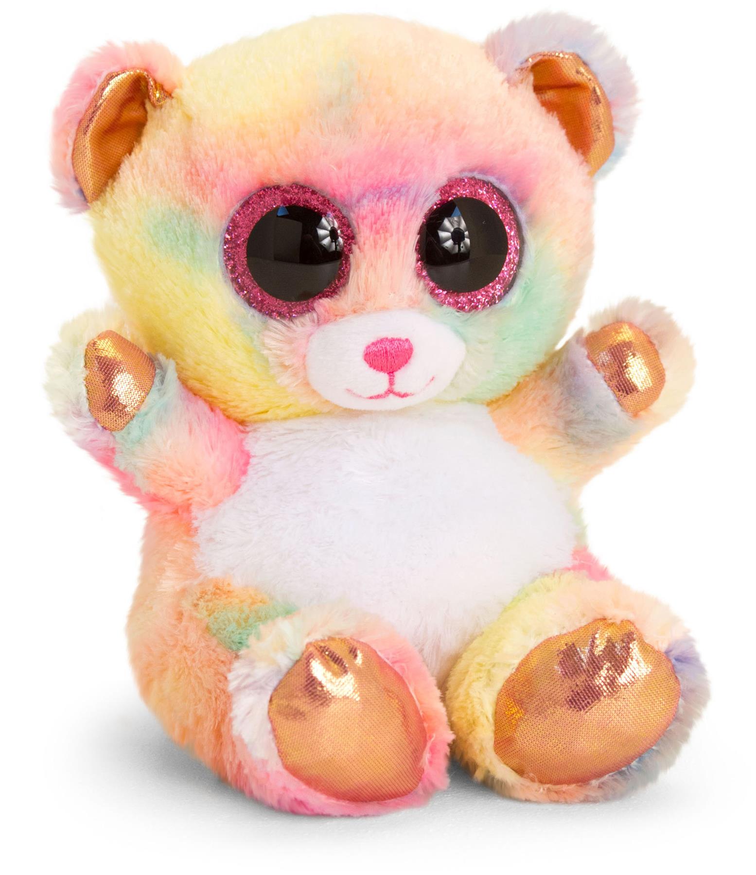 rose gold stuffed teddy bear