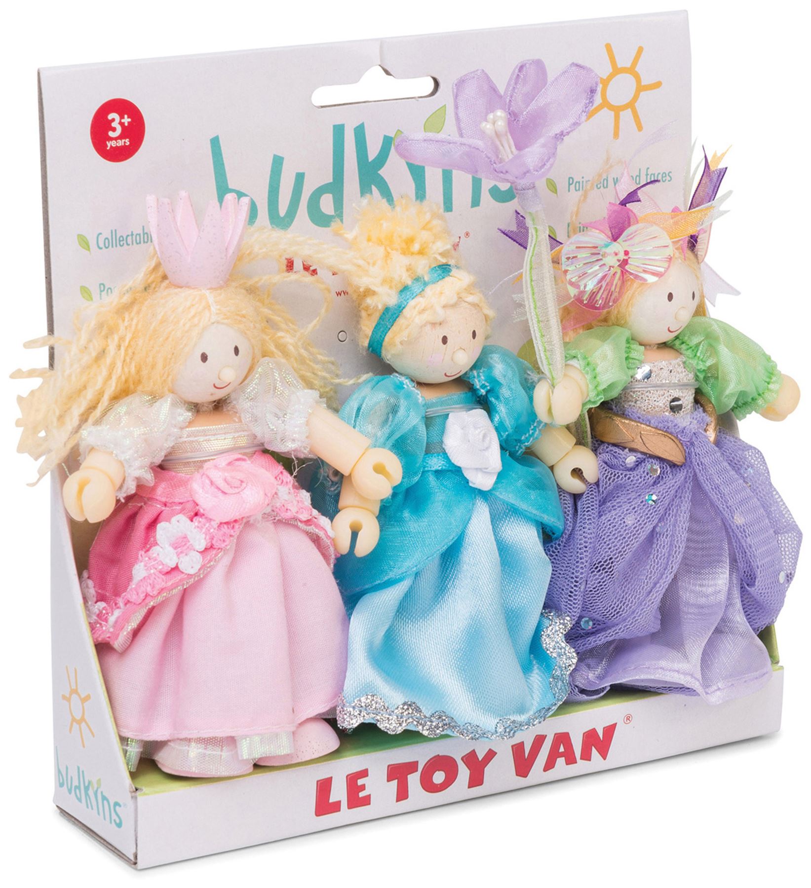 Le Toy Van TRADITIONAL TOYS PRINCESS TRIPLE PACK Wooden Toy BN