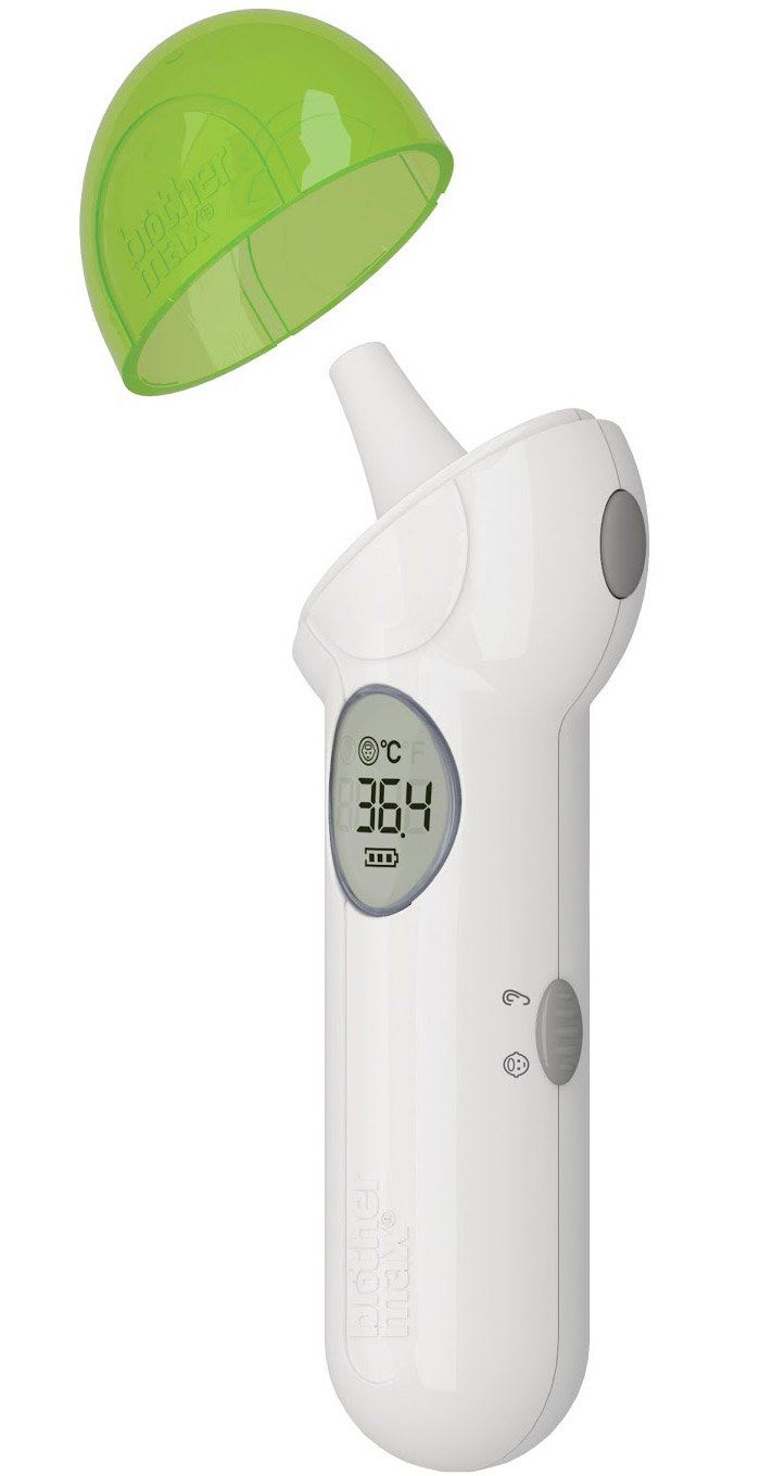 Brother Max One Touch 2 In 1 Digital Thermometer Ear Forehead Health
