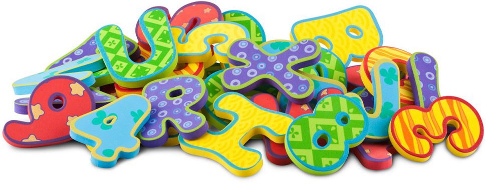 Nuby BATH LETTERS AND NUMBERS Tub Activity Toy Toddler/Child ABC & 123