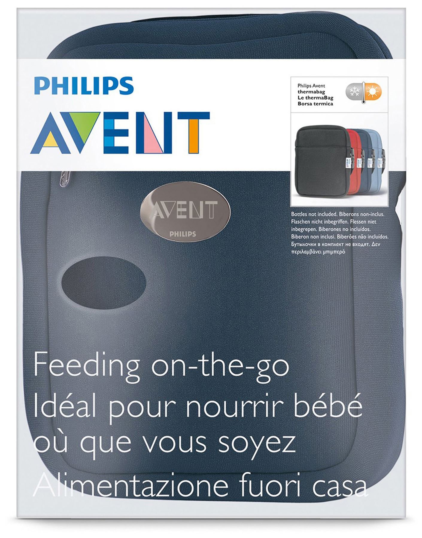 Avent THERMABAG BLACK Baby Bottle Feeding Supplies Thermal Bags BN