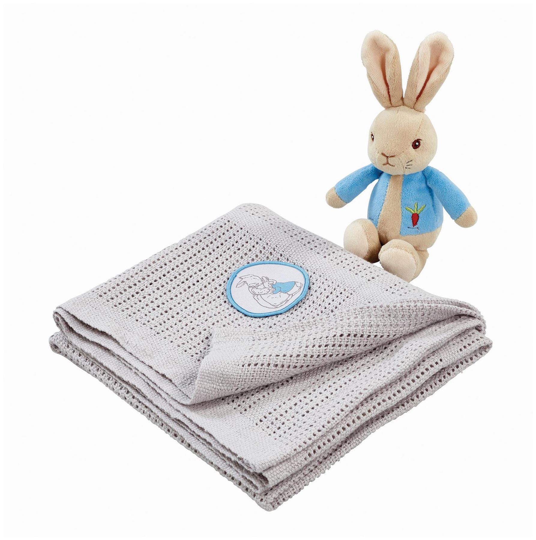 Peter Rabbit Baby Blanket And Soft Toy Gift Set