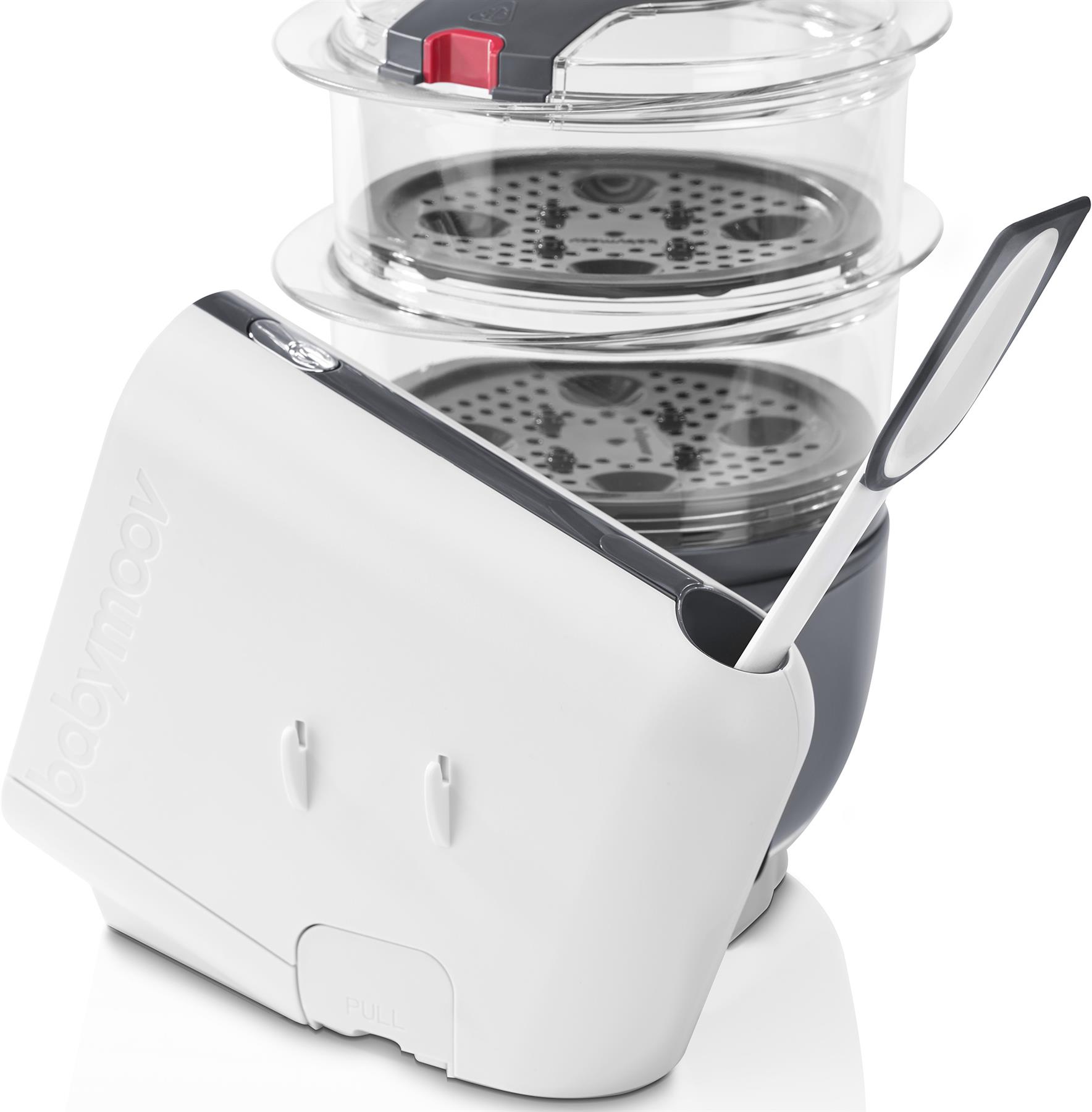 Babymoov NUTRIBABY+ FOOD PROCESSOR UK PLUG INDUSTRIAL GREY Weaning