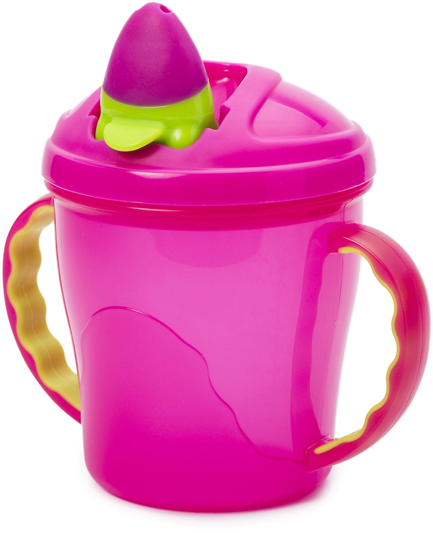 Vital Baby FREE FLOW CUP WITH SOFT FLIP SPOUT PINK Weaning Cups BN eBay