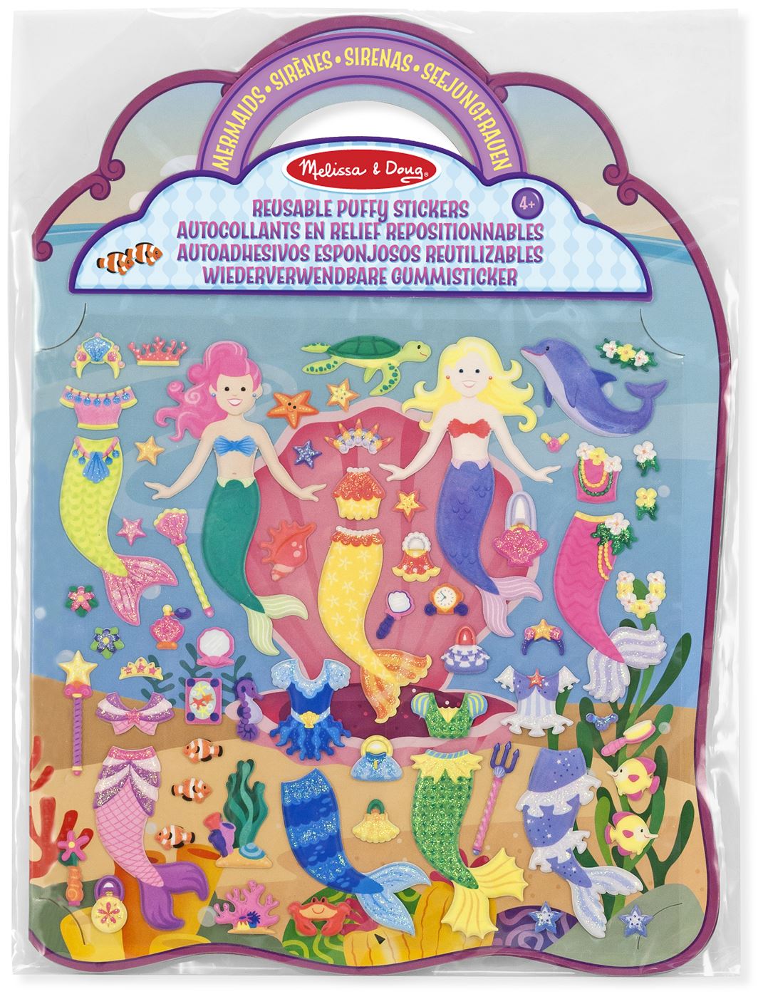 Fiesta Crafts STICKABOUTS PIRATES Reusable Sticker Toy BN