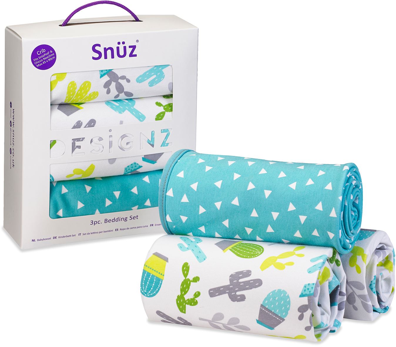 snuz 3 piece bedding set