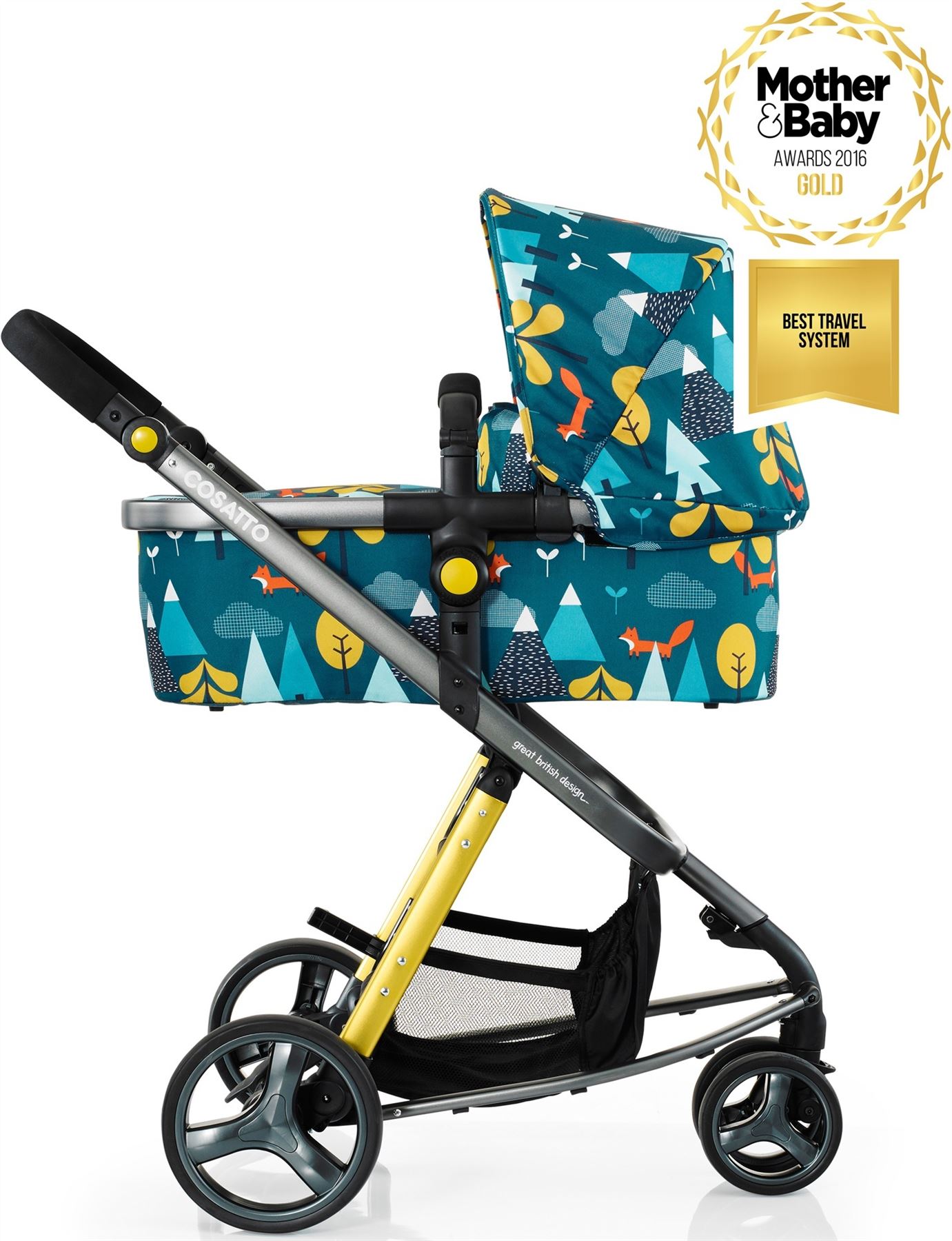 Cosatto GIGGLE2 TRAVEL SYSTEM Buggy/Carry Cot/Changing Bag Baby