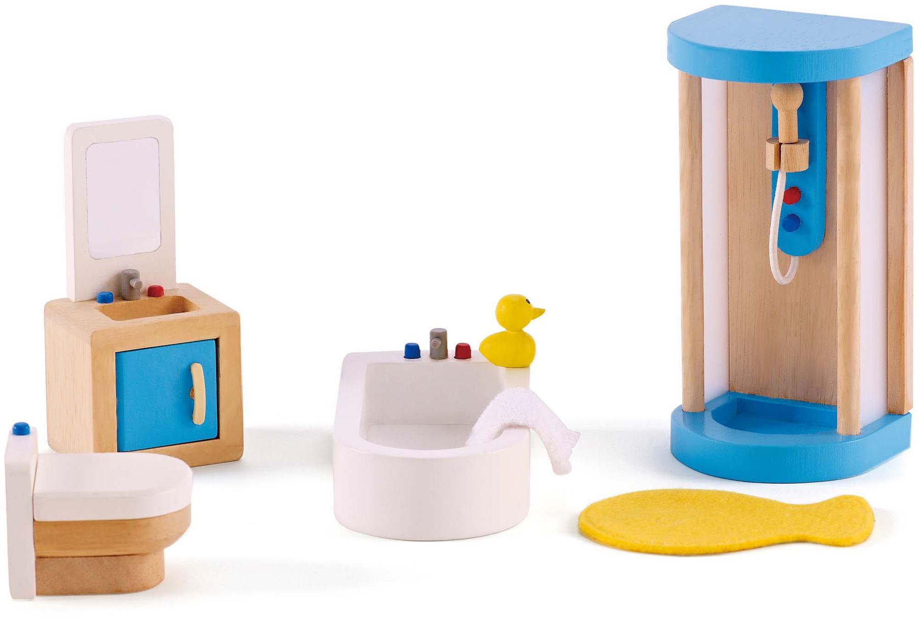 Hape FAMILY BATHROOM Pre-School Young Children Wooden Toy Game | eBay